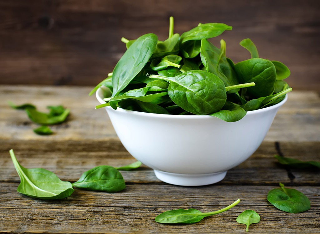 Spinach leaves