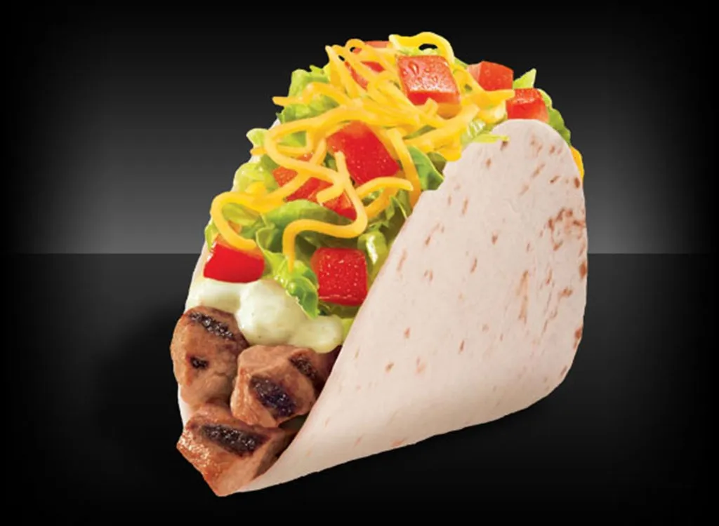 Taco bell grilled steak soft taco sale