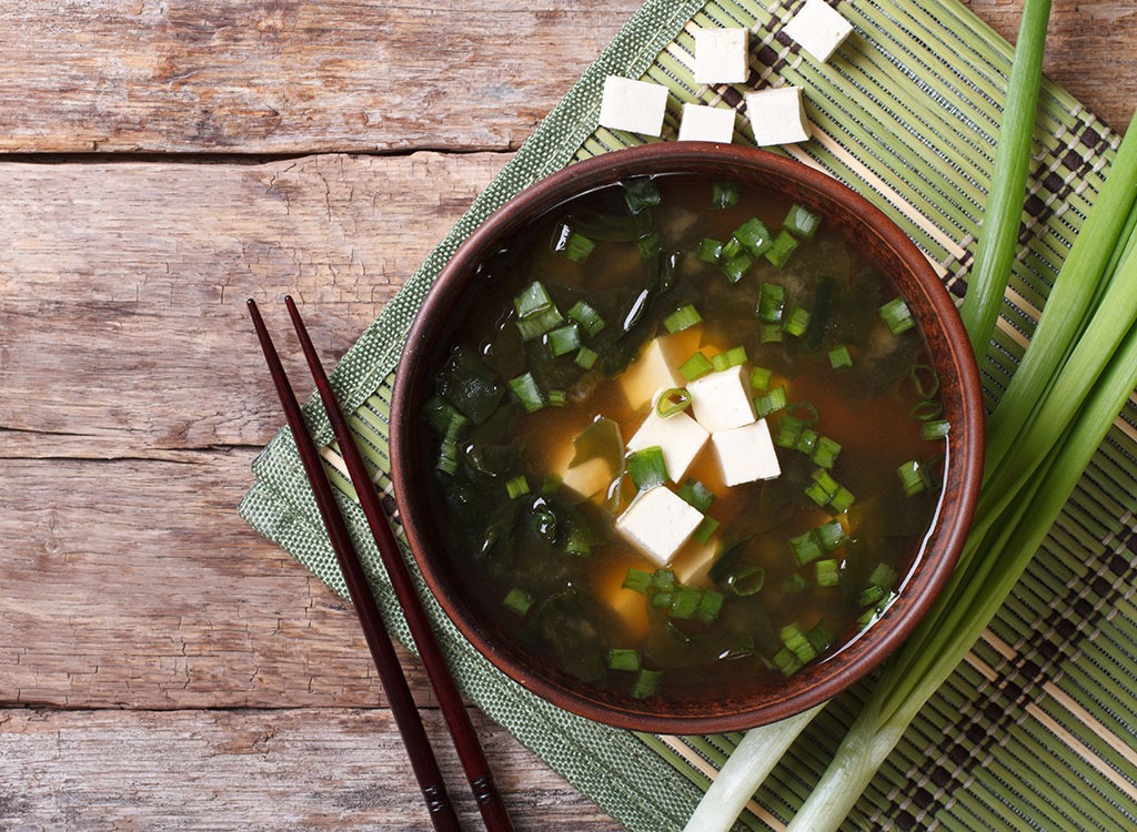 Miso soup - best foods for gut health