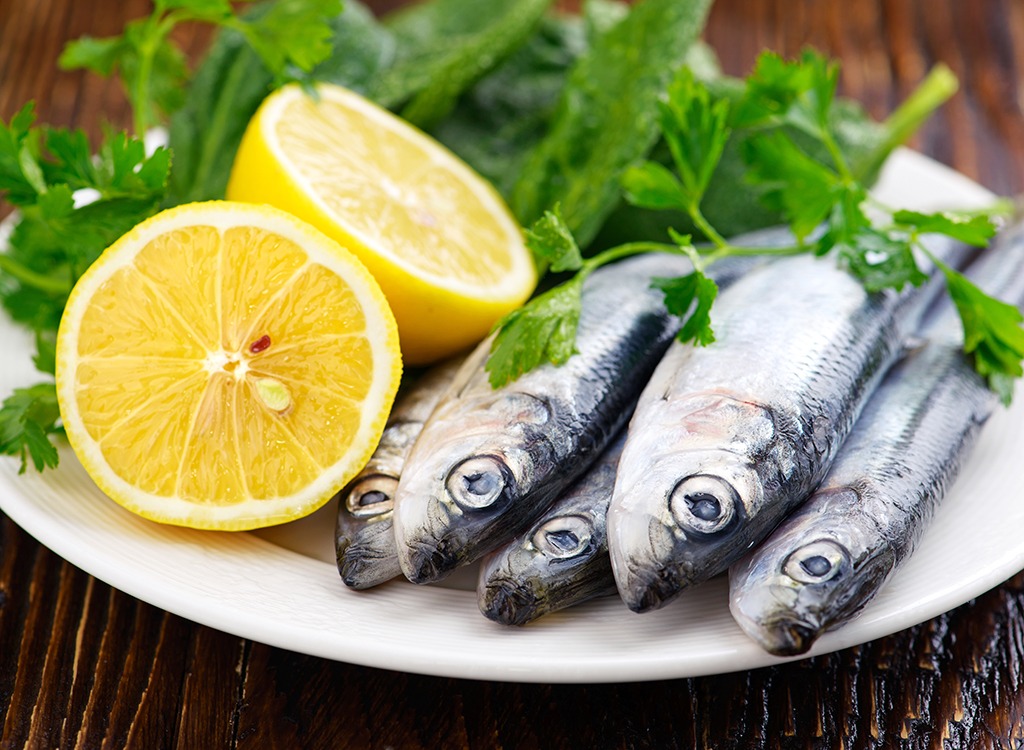 Sardines lemon herbs