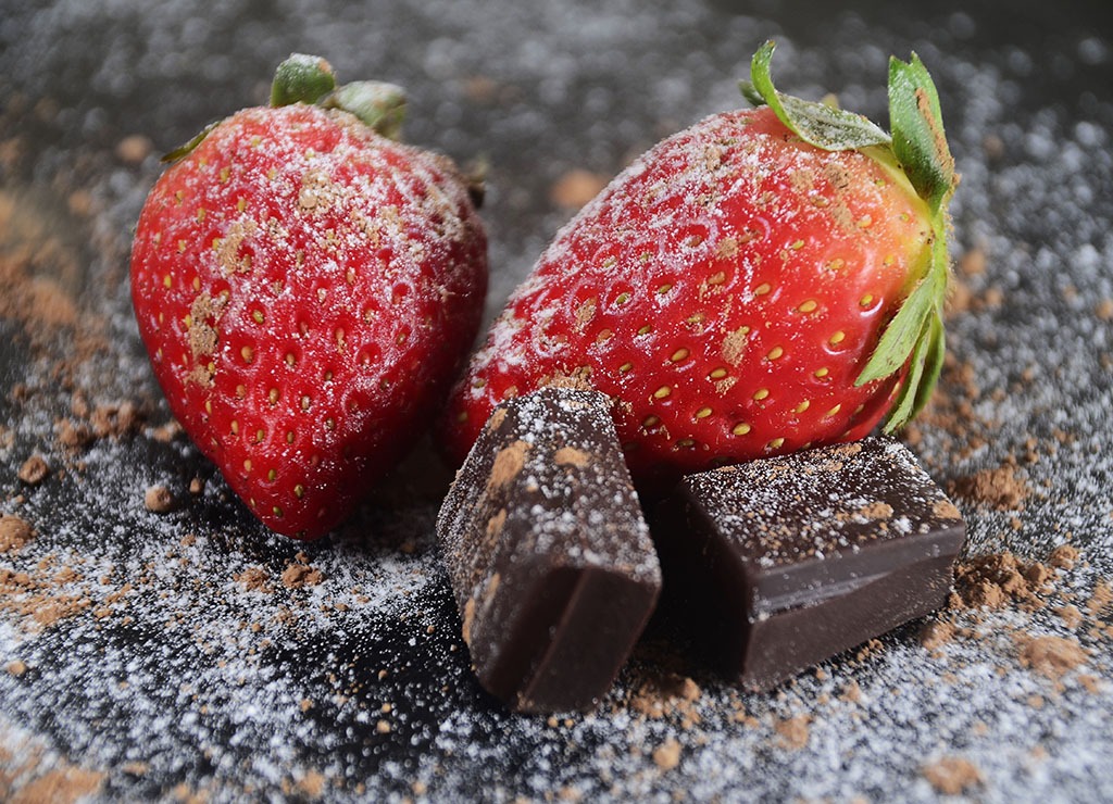 Strawberries and chocolate