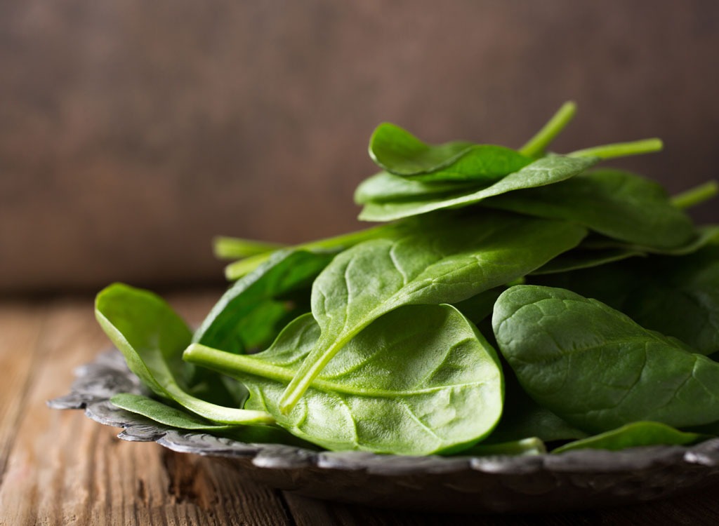 raw spinach