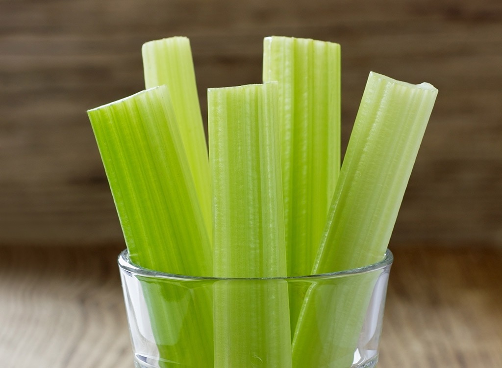 Stalks of celery - low carb foods