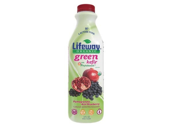 lifeway organic green kefir pomegranate aci blueberry