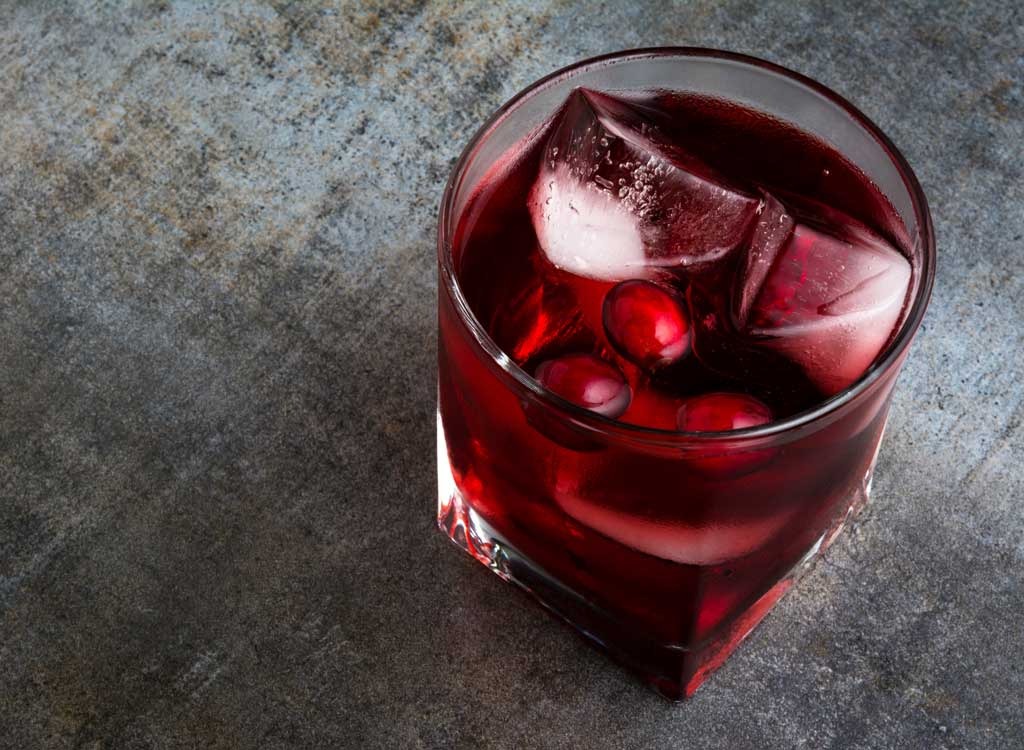 Food for women cranberry juice