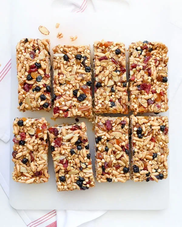 Resistant starch recipes Chewy Almond Butter Power Bars