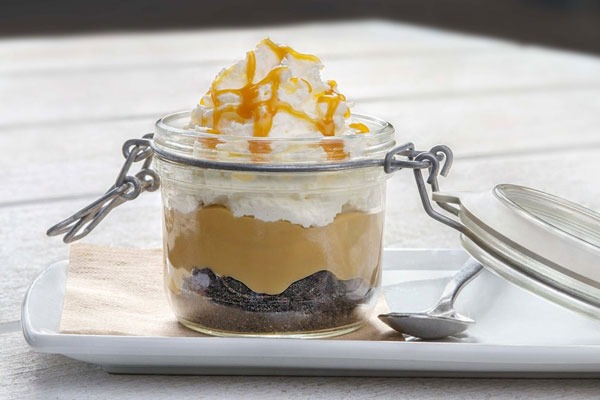 California Pizza Kitchen Salted Caramel Pudding