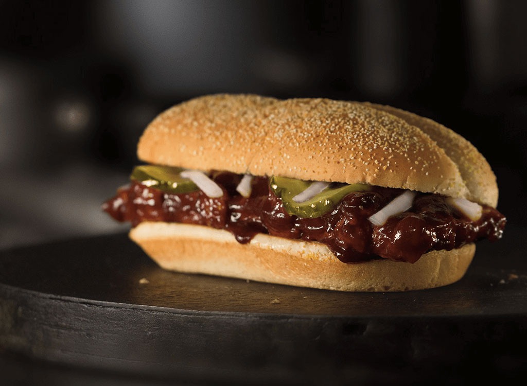 mcrib sandwich