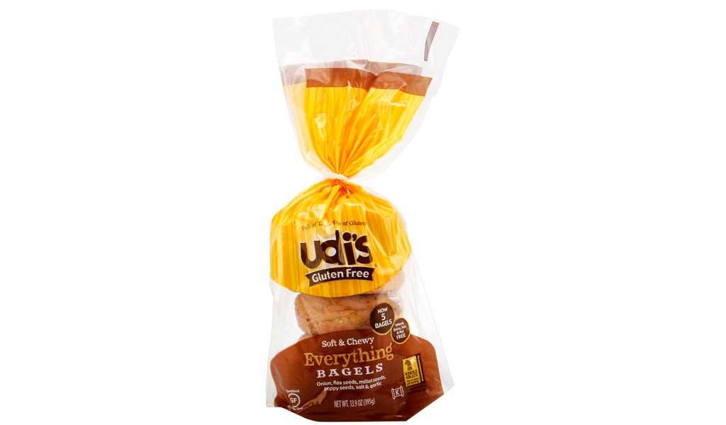 udi's gluten free everything inside bagel