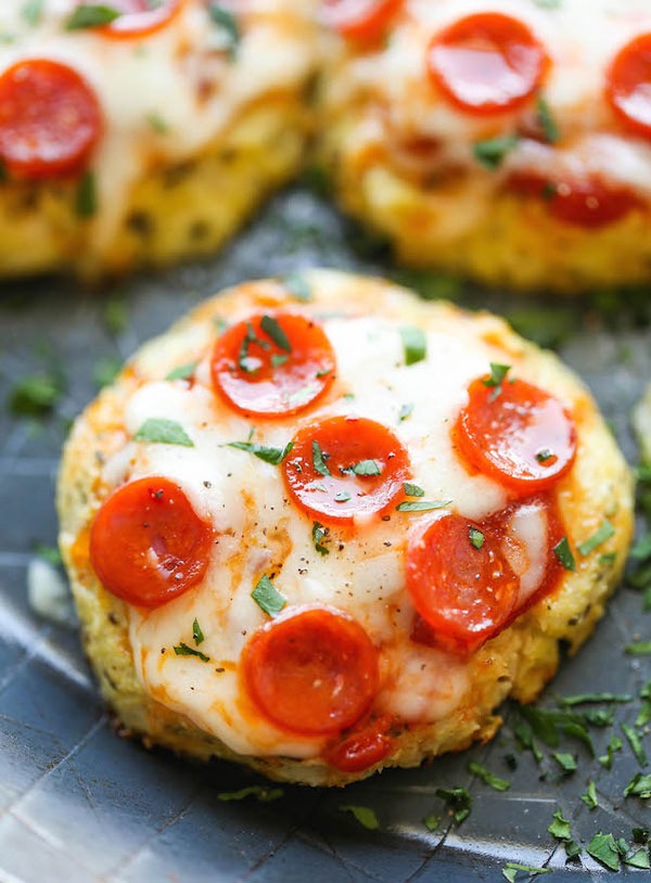 Flourless pizza cauliflower