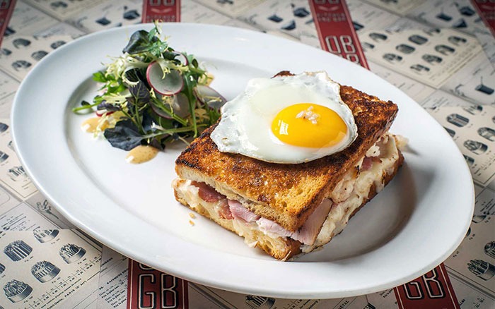 Croque Madame at DBGB