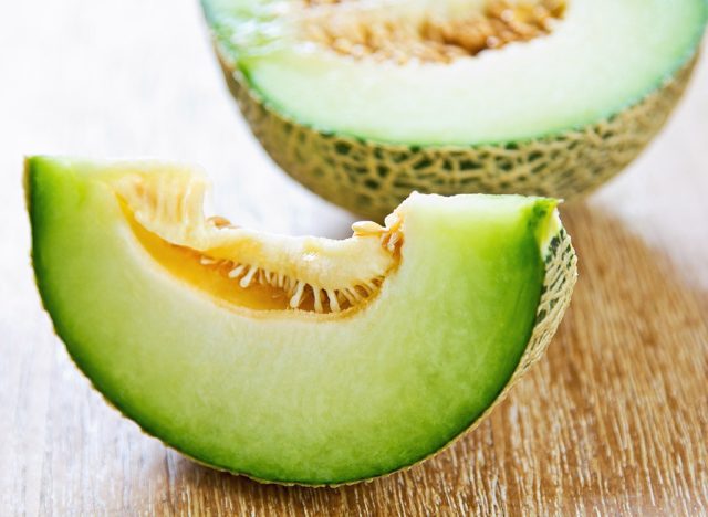 Sugary fruits ranked honeydew