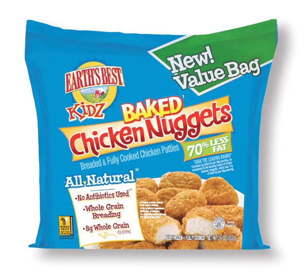 Earths Best Kidz Baked Chicken Nuggets