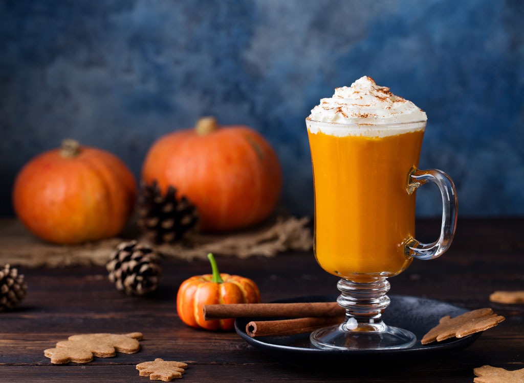 pumpkin spice latte with vanilla vodka