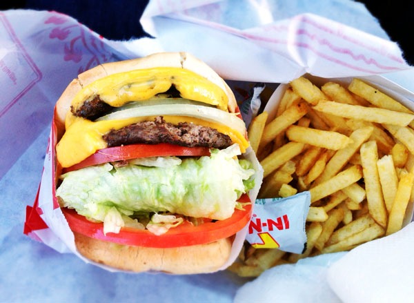 Fast food burgers ranked In N Out Double Double