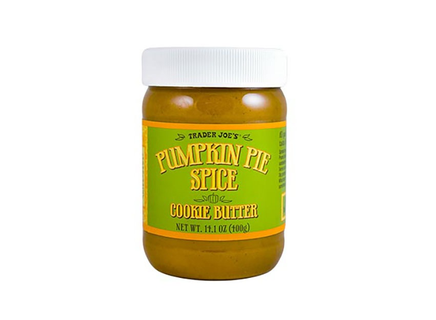 trader joes pumpkin cookie butter jar