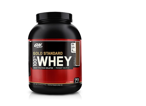 optimum nutrition chocolate whey protein powder