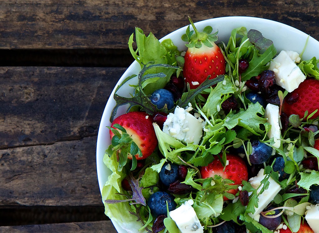 strawberry and feta salad