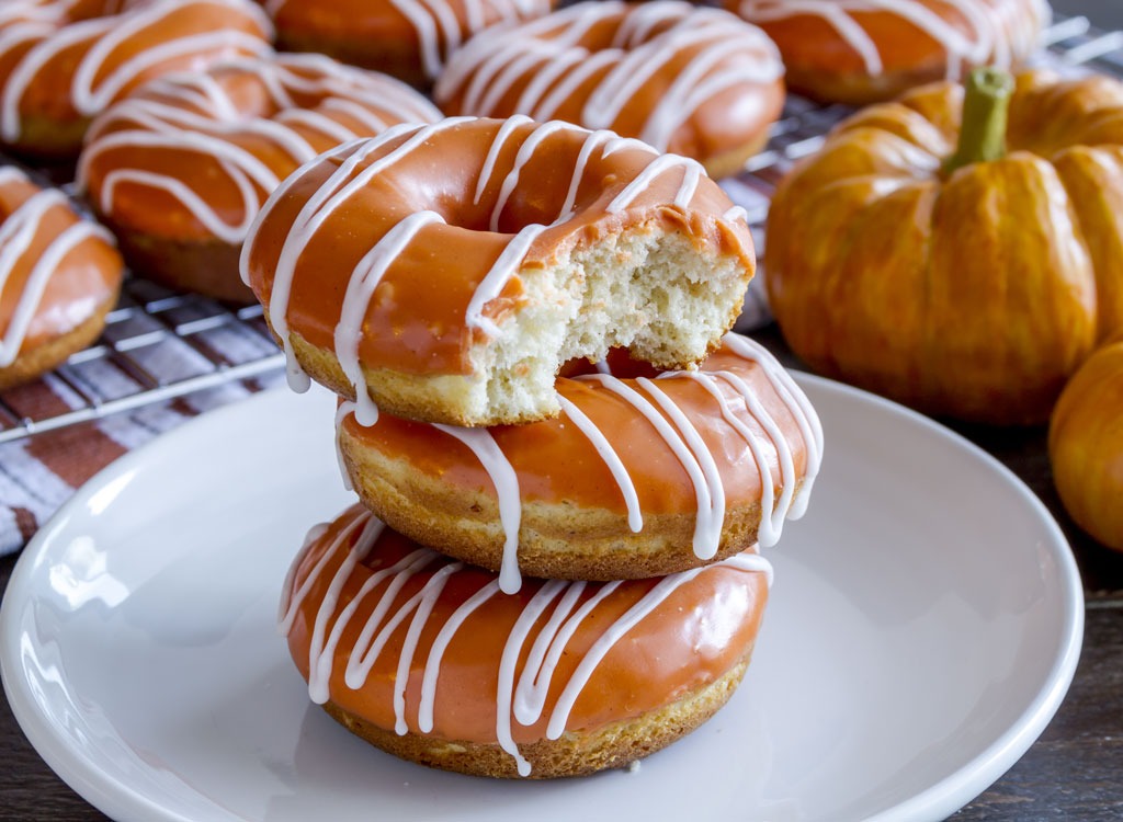 Pumpkin spice donut