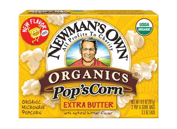 newman's own organic extra butter popcorn