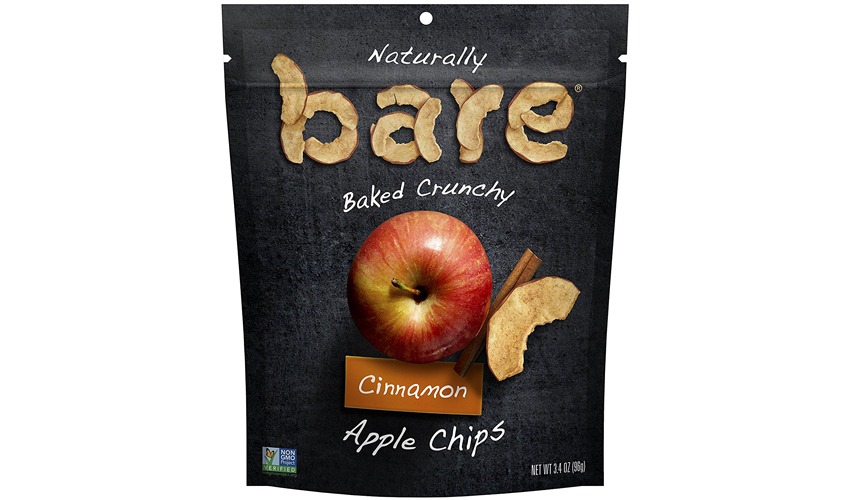 Bare baked crunchy cinnamon apple chips