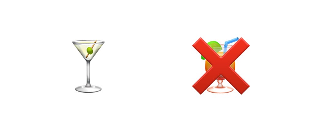 Emoji health questions alcohol
