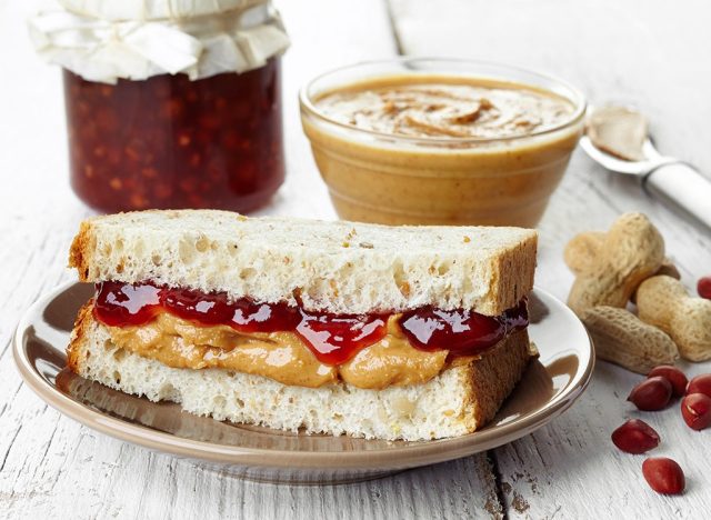 Peanut butter jelly sandwich