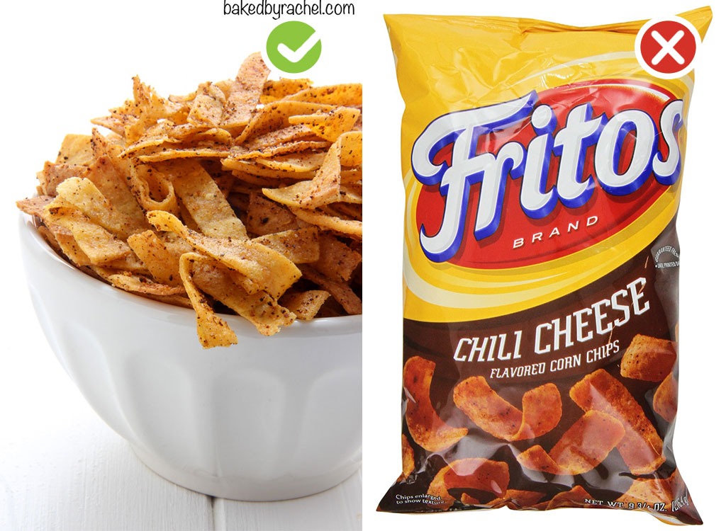 Ultraprocessed homemade swaps chips