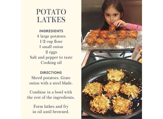 Ivanka trump latkes