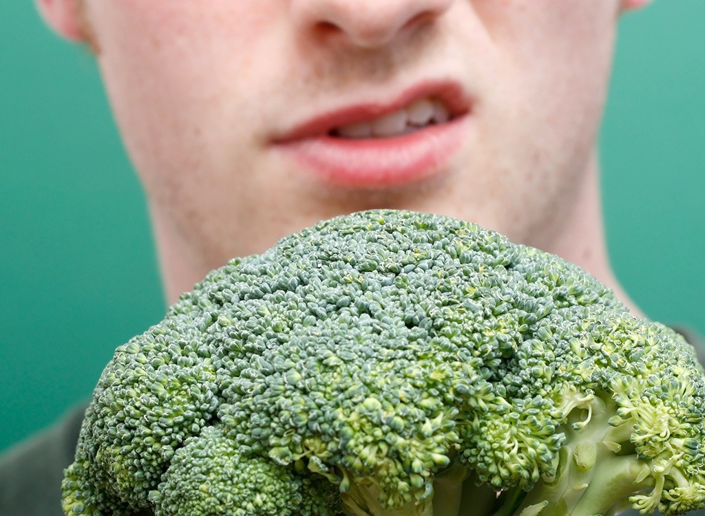 Man dislikes broccoli