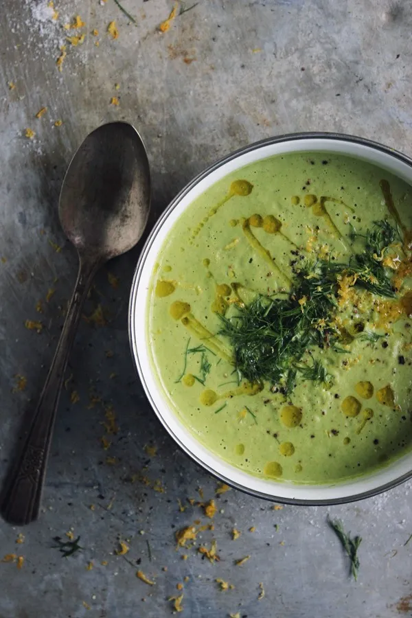 Creamy Broccoli Fennel Soup