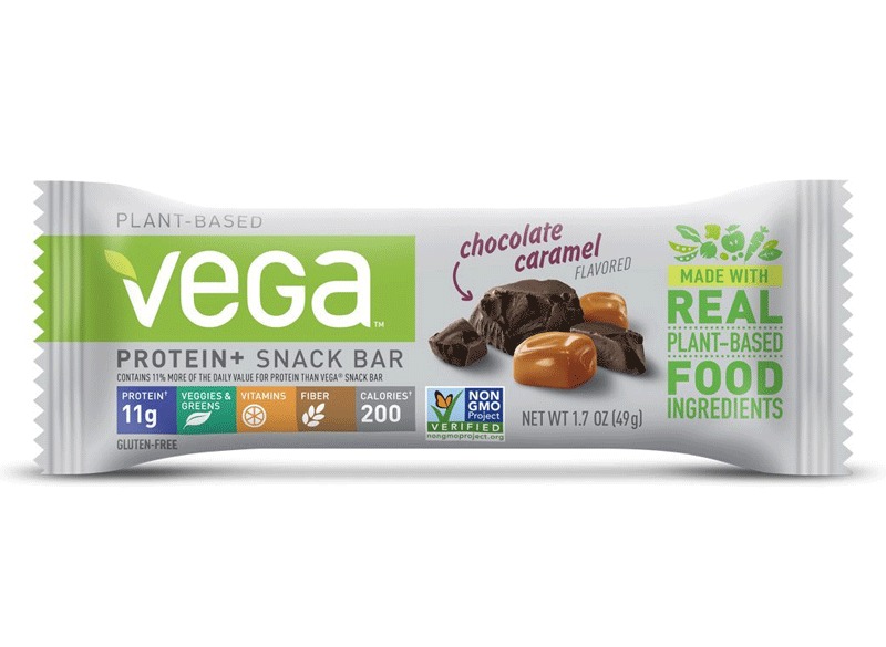 Vega protein snack bar chocolate caramel