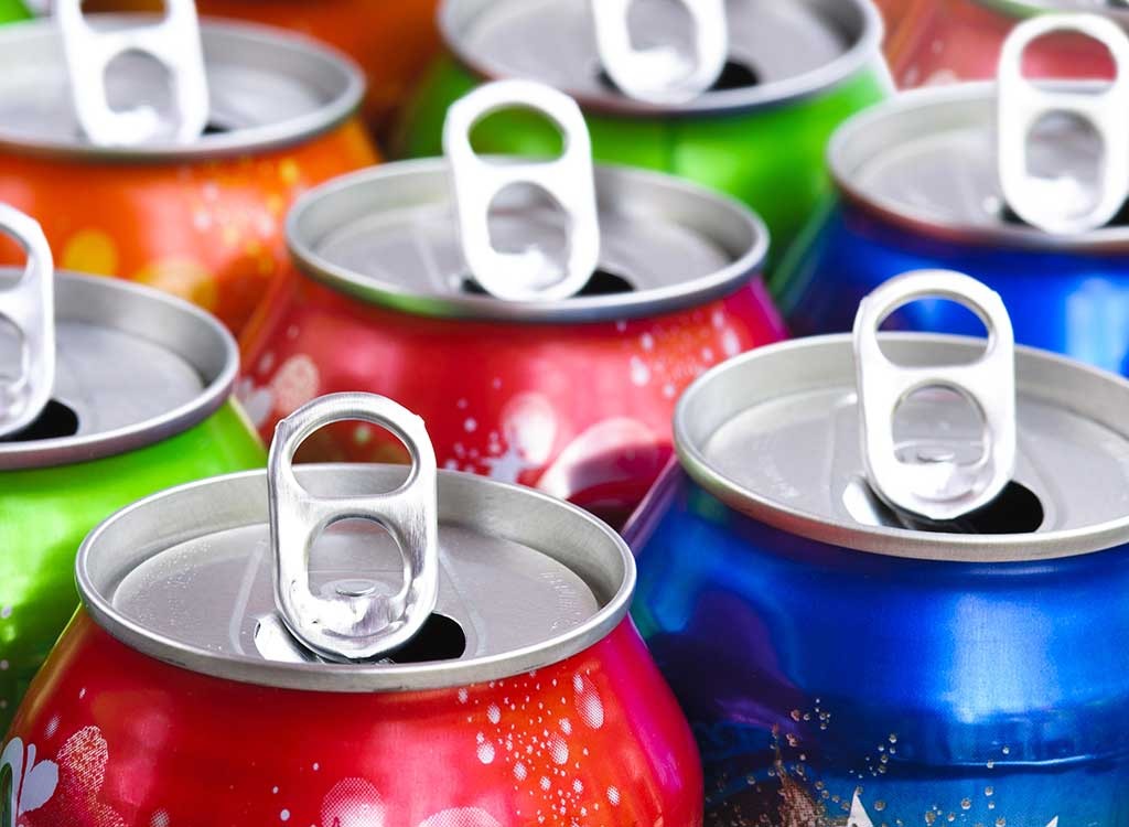 Open soda cans