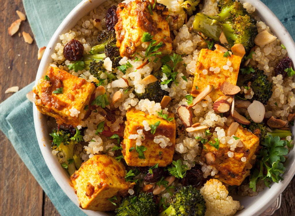 roasted vegetables tofu