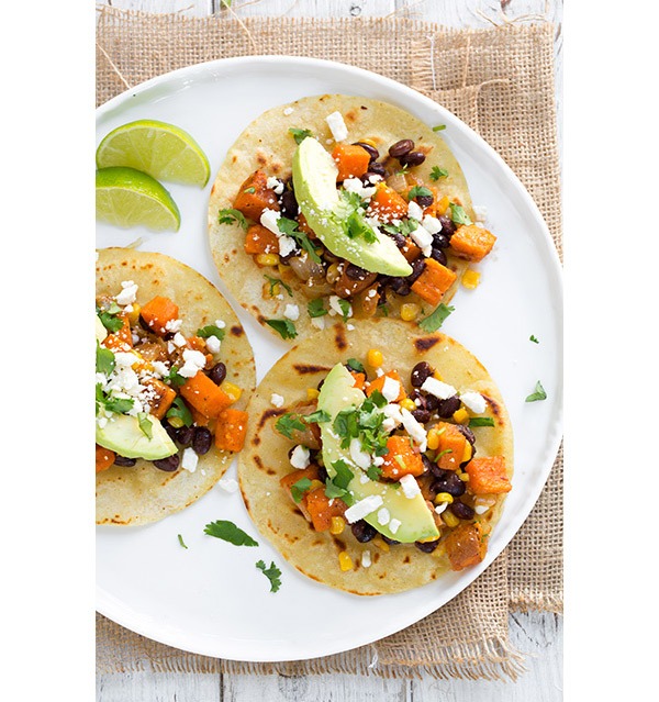 honey lime sweet potato tacos