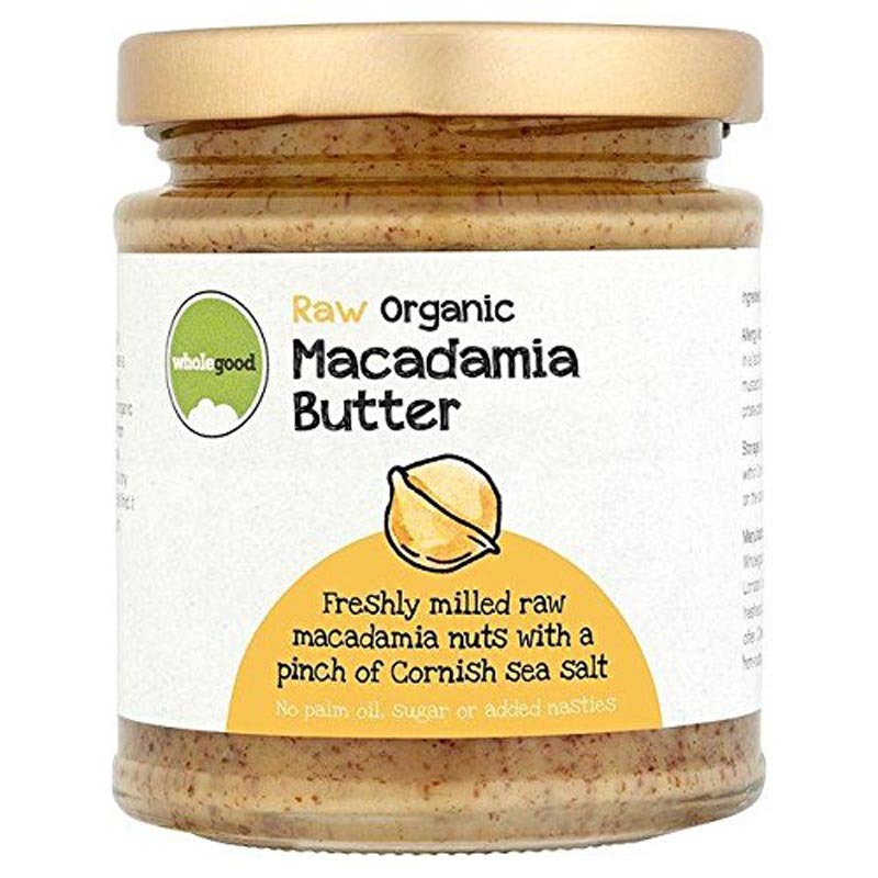 wholegood organic raw macadamia nut butter