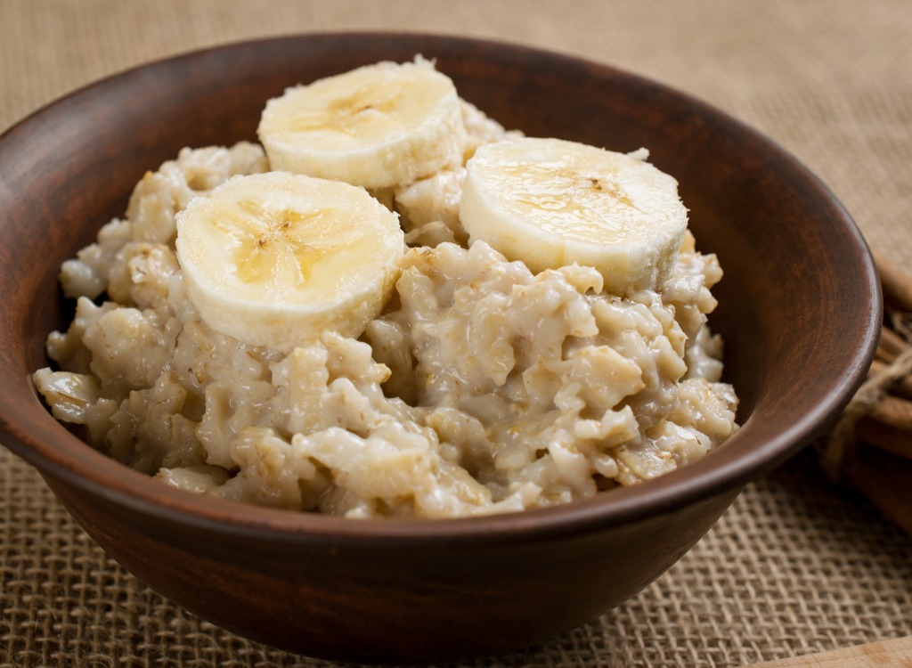 bowl of banana oatmeal