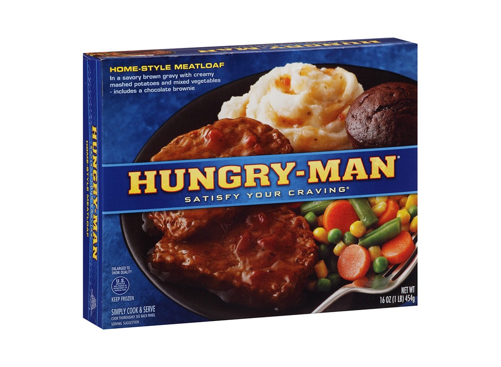 hungry man homestyle meatloaf frozen dinner