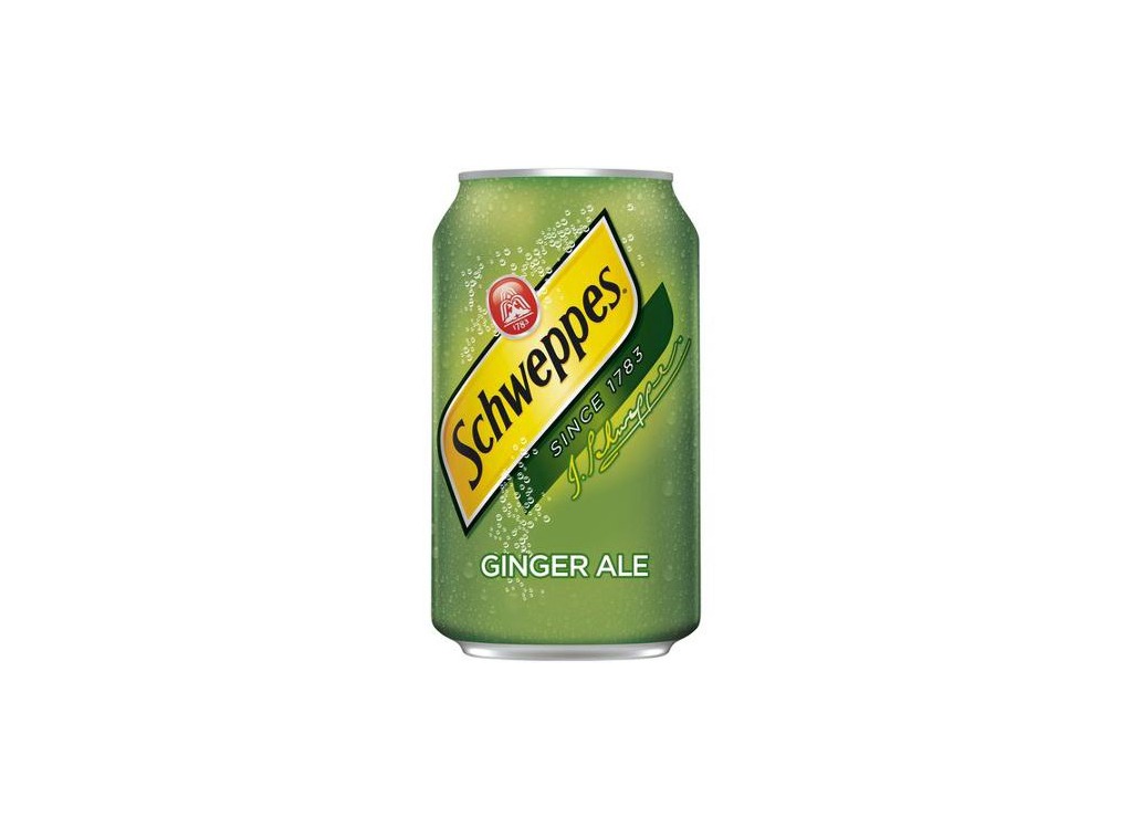 can of schweppes ginger ale