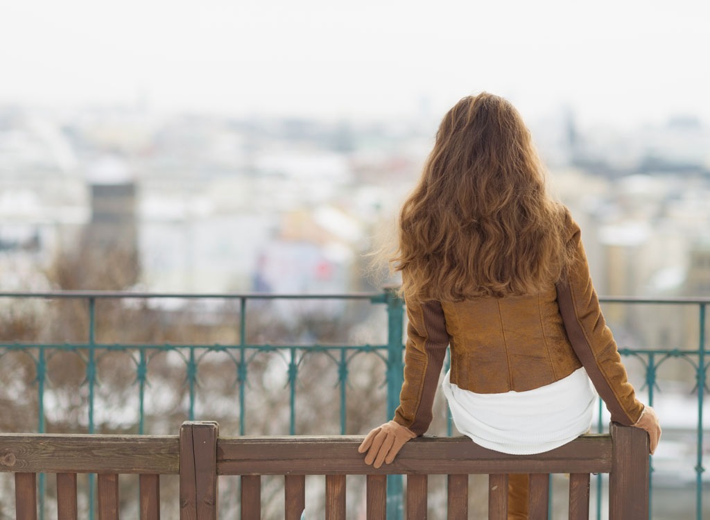 women looking at winter