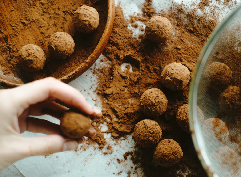 avocado chocolate truffles