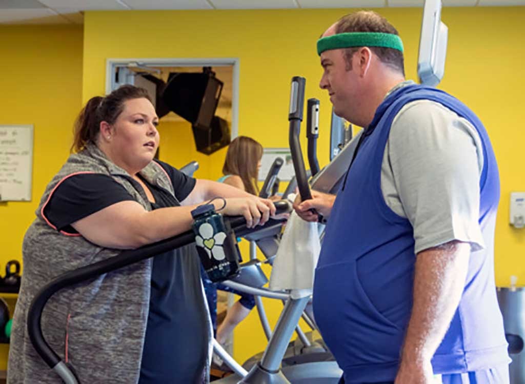 kate and toby working out