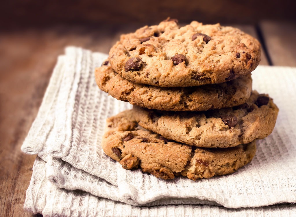 Cookies stacked