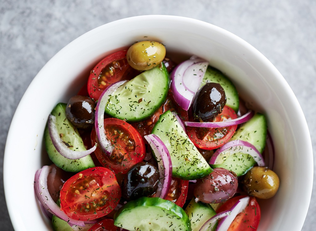 Greek cucumber salad