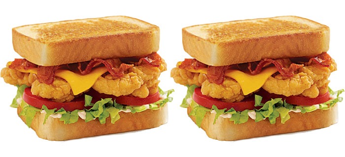 Chicken Club Toaster Sandwich