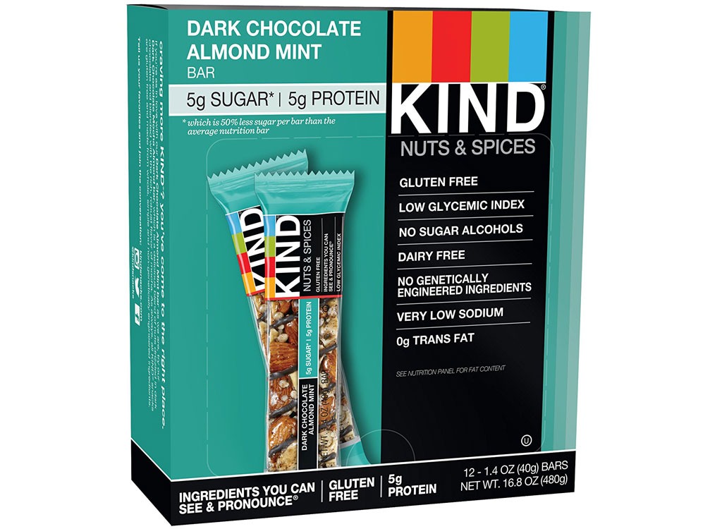 Kind dark chocolate mint bar