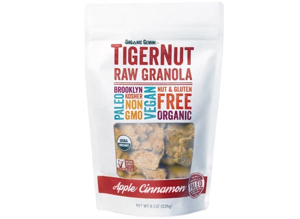 tigernut raw apple cinnamon granola