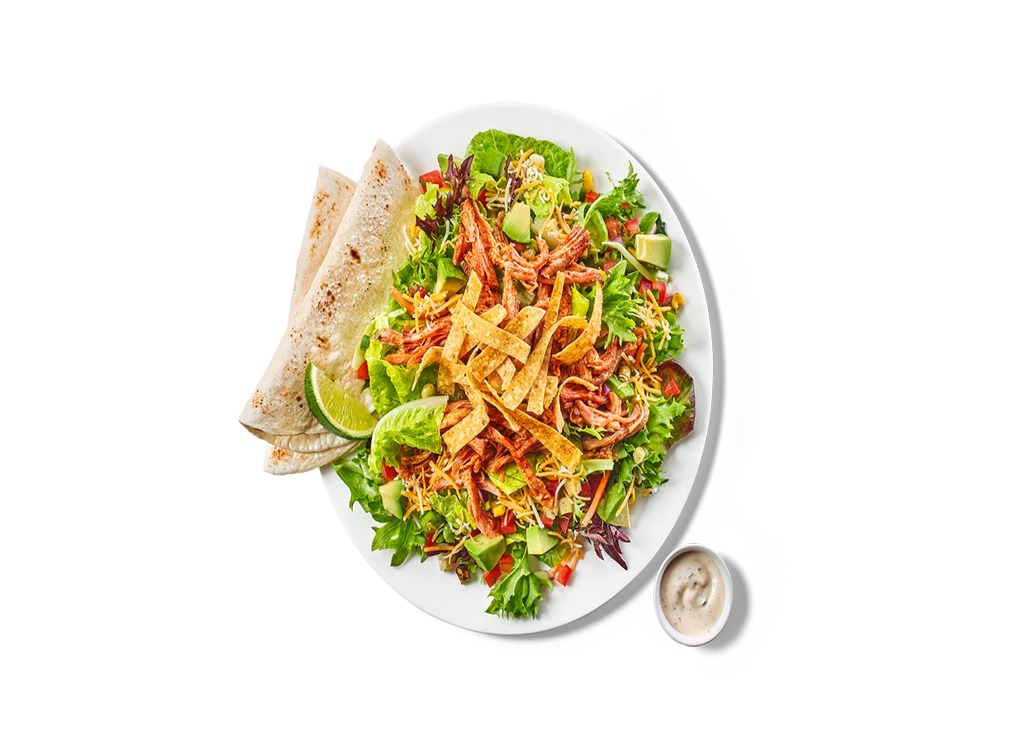 buffalo wild wings santa fe pulled pork salad