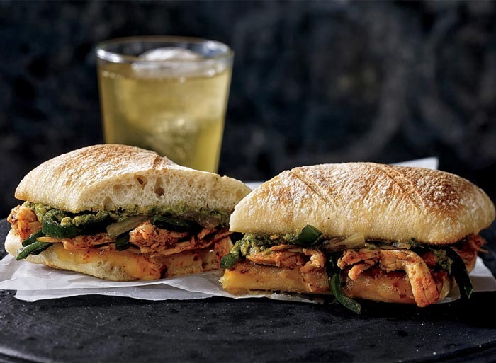 ancho chipotle chicken panini