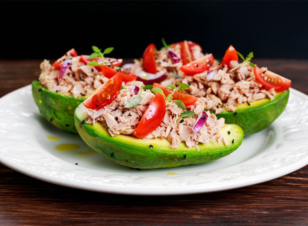 Tuna Salad stuffed Avocado
